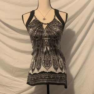 Beautiful silky soft Cache top. Size XS